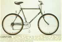 1985 Canyon Mountain bike