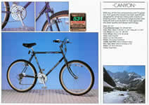 1986 Canyon Mountain bike