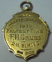 1910 Shaftesbury medal rear