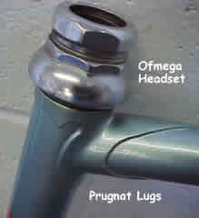 Ofmega headset and Prugnat lugs